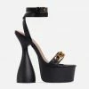 Head Over Heels: All In One Boutique Keep Up Heels- Black Footwear