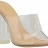 Head Over Heels: Bundle And Shoetique New Arrivals Glass Slipper- Nude