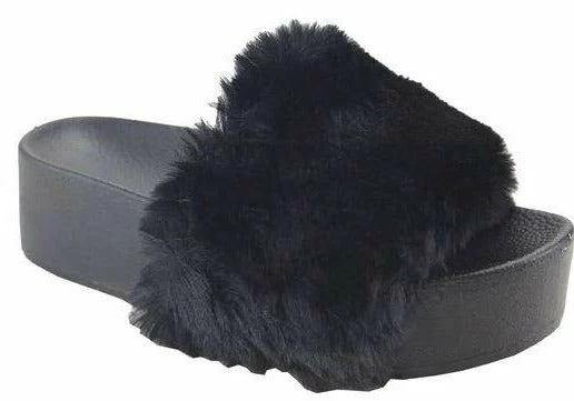 Head Over Heels: All In One Boutique Shanice Platform Sandals- Black