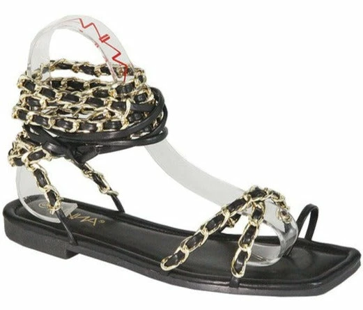 Head Over Heels: All In One Boutique China Sandals- Black