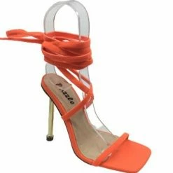 Head Over Heels: All In One Boutique Chic Heels- Orange Footwear