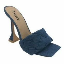 Head Over Heels: All In One Boutique Claire Heels- Denim Footwear