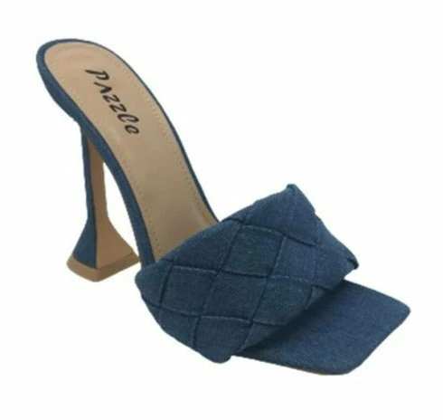 Head Over Heels: All In One Boutique Claire Heels- Denim Footwear