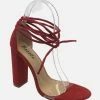 Head Over Heels: All In One Boutique Footwear Madison Heels- Red