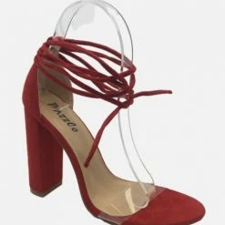 Head Over Heels: All In One Boutique Footwear Madison Heels- Red