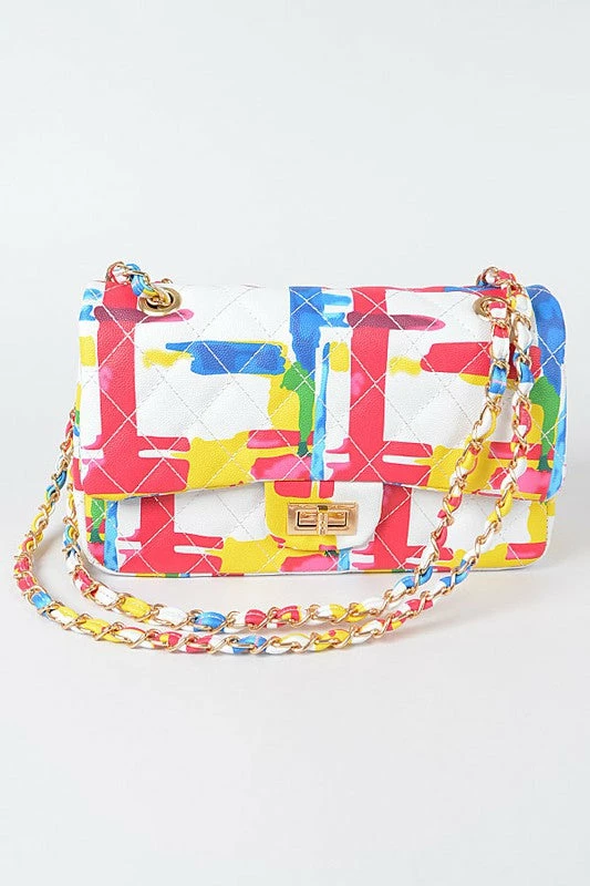 Head Over Heels: Bundle And Shoetique Picasso Satchel- White Accessories