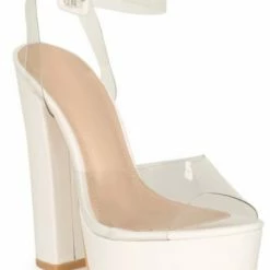 Head Over Heels: All In One Boutique Darcie Heels- White