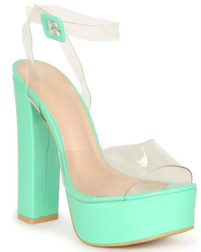 Head Over Heels: All In One Boutique Footwear Darcie Heels- Mint