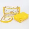 Head Over Heels: Bundle And Shoetique Studded 2n1 Handbag- Yellow Accessories