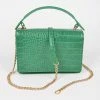 Head Over Heels: Bundle And Shoetique Croc Box Bag- Green