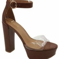 Head Over Heels: All In One Boutique Shocked Heels- Cognac Footwear