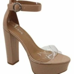 Head Over Heels: All In One Boutique Shocked Heels- Nude Footwear