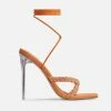 Head Over Heels: All In One Boutique Footwear Melissa Heels- Orange
