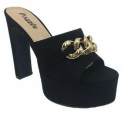 Head Over Heels: Bundle And Shoetique For The Love Of Mules- Black