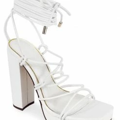 Head Over Heels: All In One Boutique Ashley Heels- White Footwear