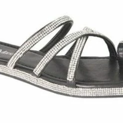 Head Over Heels: All In One Boutique Footwear Grounded Sandals- Black