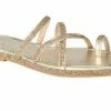 Head Over Heels: All In One Boutique Footwear Grounded Sandals- Gold