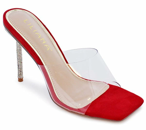 Head Over Heels: All In One Boutique Touch Of Glam Heels- Red