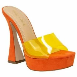Head Over Heels: All In One Boutique Footwear April Heels- Orange
