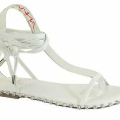 Head Over Heels: All In One Boutique Soft Pastels Sandals- White Footwear