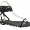 Head Over Heels: All In One Boutique Soft Pastels Sandals- Black Footwear