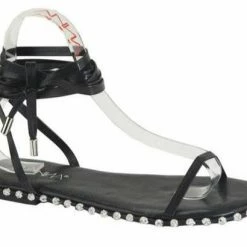 Head Over Heels: All In One Boutique Soft Pastels Sandals- Black Footwear