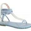 Head Over Heels: All In One Boutique Soft Pastels Sandals- Blue