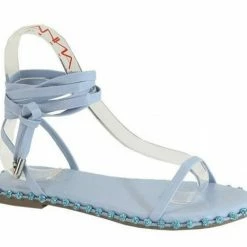 Head Over Heels: All In One Boutique Soft Pastels Sandals- Blue