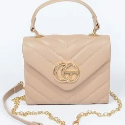 Head Over Heels: Bundle And Shoetique Rich Looks Bag- Nude