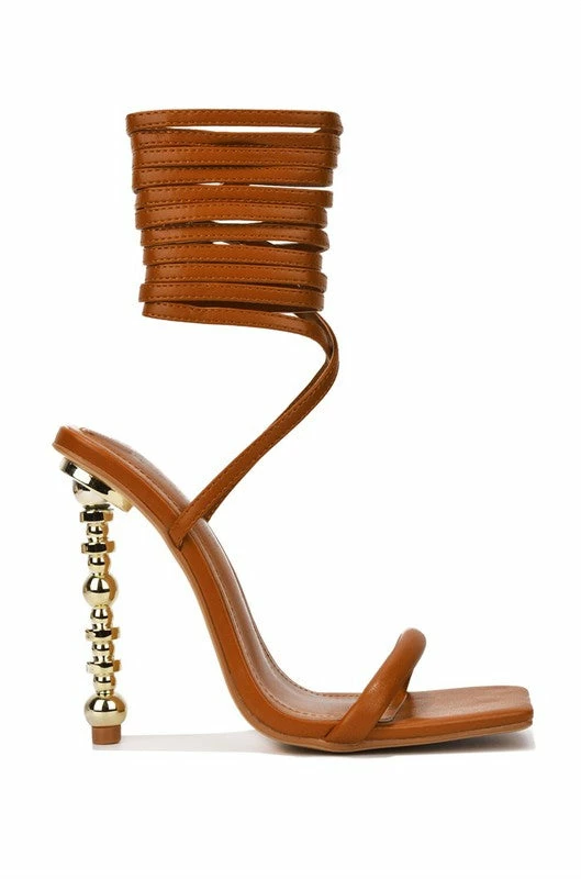 Head Over Heels: All In One Boutique Empire Heels- Camel PU