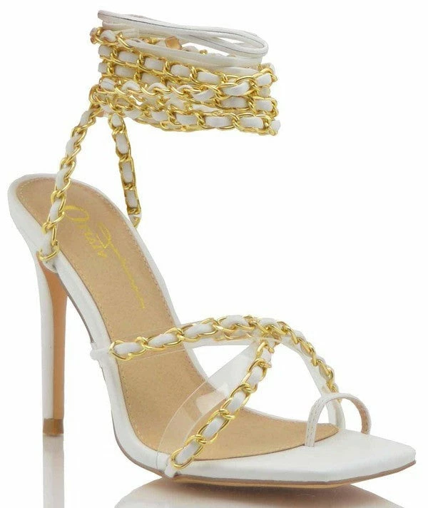 Head Over Heels: All In One Boutique Footwear Hannah Heels- White