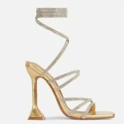 Head Over Heels: All In One Boutique Sasha Heels- Gold