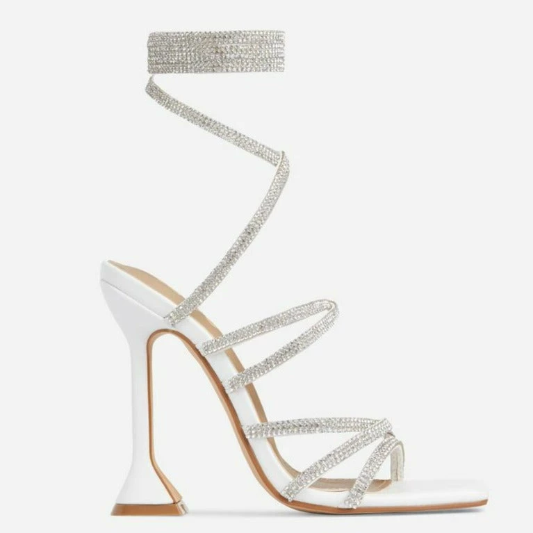 Head Over Heels: All In One Boutique Footwear Sasha Heels- White