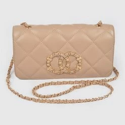 Head Over Heels: All In One Boutique Ruth Satchel- Nude Accessories