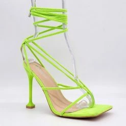 Head Over Heels: All In One Boutique Footwear Precious Heels- Lime MF