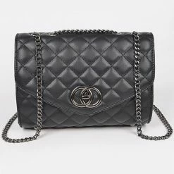 Head Over Heels: All In One Boutique Holly Satchel- Black