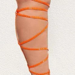 Head Over Heels: All In One Boutique Dezzi Heels- Orange Footwear