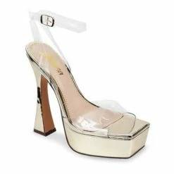 Head Over Heels: All In One Boutique Jam Heels- Gold Footwear