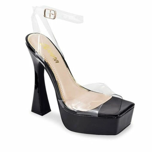 Head Over Heels: All In One Boutique Jam Heels- Black Footwear
