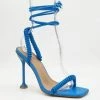 Head Over Heels: All In One Boutique Bungee Heels- Blue