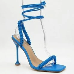 Head Over Heels: All In One Boutique Bungee Heels- Blue