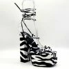 Head Over Heels: All In One Boutique Safari Heels- Zebra Footwear