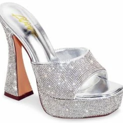 Head Over Heels: All In One Boutique Footwear Prissy Heels- Silver