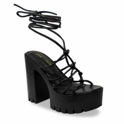Head Over Heels: All In One Boutique Footwear Syberia Heels- Black