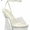 Head Over Heels: All In One Boutique Randa Heels- White Footwear