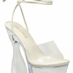 Head Over Heels: All In One Boutique Randa Heels- White Footwear