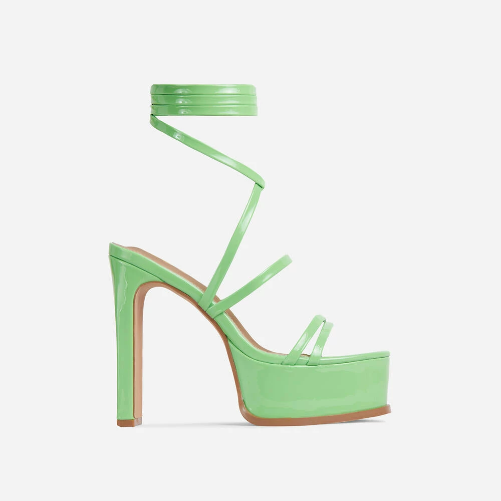 Head Over Heels: All In One Boutique Lucky Heels- Green
