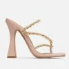 Head Over Heels: All In One Boutique Luxe Rope Heels- Nude