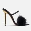 Head Over Heels: All In One Boutique More Fluff Heels- Black