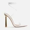 Head Over Heels: All In One Boutique Kamile Heels- White Footwear